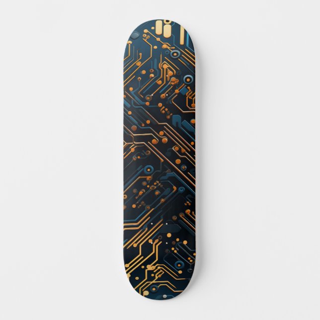 Skateboard Patinage sur circuit électronique (Recto)