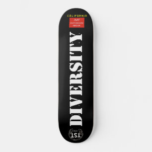 Skateboard Patinage sur la DIVERSITÉ