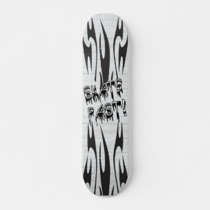 Skateboard Patinage sur les flammes tribales