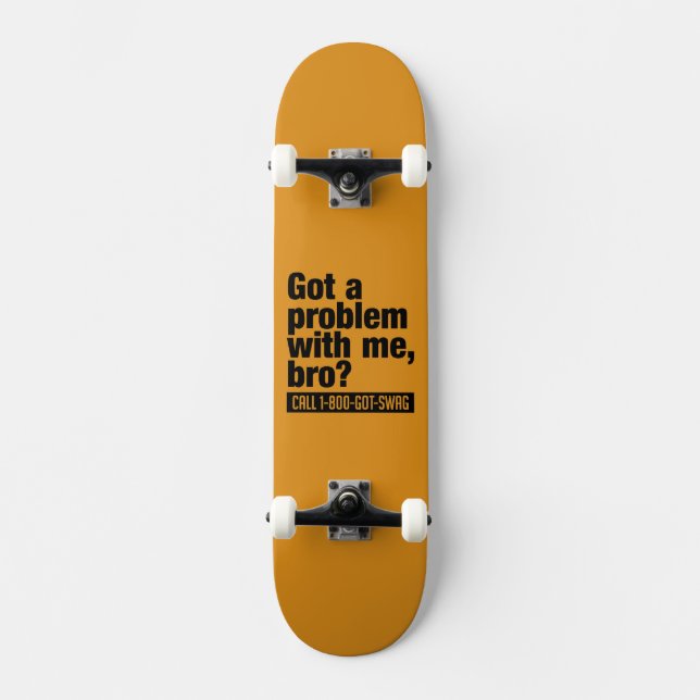 Skateboard Patinage SWAG personnalisé (Recto)