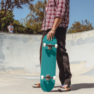 Skateboard Patinage Turquoise pour enfants Ados et publicité