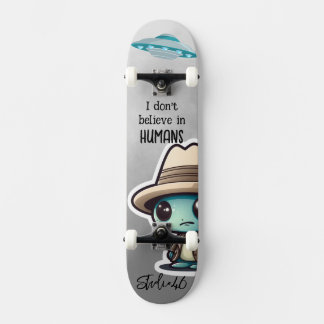 Skateboard Patinage UFO Alien