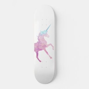 Skateboard Patinage Unicorn avec texture cristalline personna