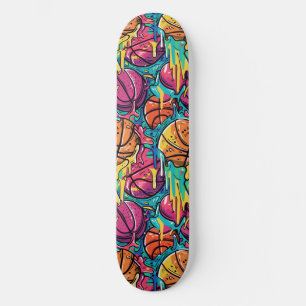 Skateboard Patinage urbain de basket-ball Graffiti