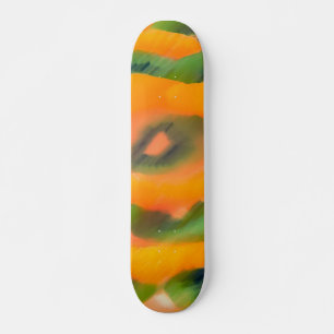 Skateboard Patinage vert orange