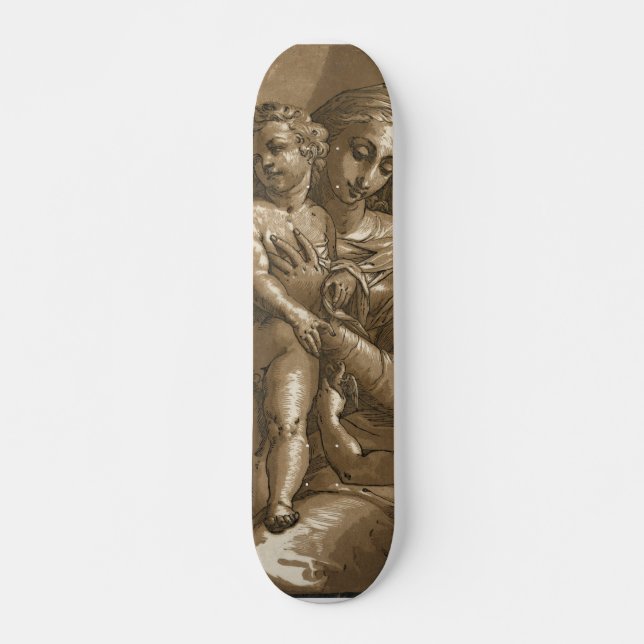 Skateboard Patinage Virgin et Child (Devant)