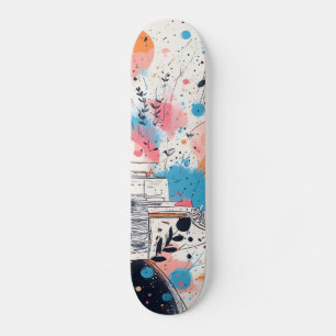 Skateboard Patiner dans l'avenir : Neon Pink Edition