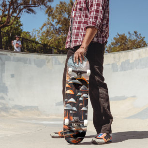 Skateboard Patiner l'extraordinaire - Champignons Abstraits