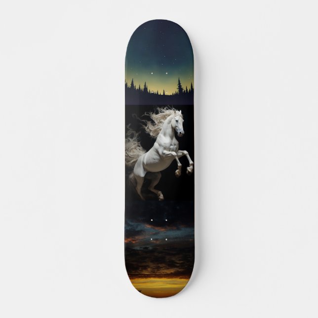 Skateboard Patineta Caballo Blanco Salvaje (Devant)