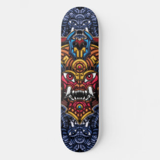 Skateboard Patineta Máscara Señora de la Guerra
