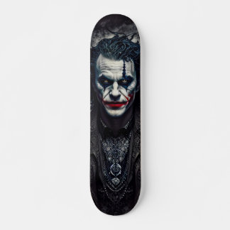 Skateboard Patineta Payaso Con Mirada Escalofriante