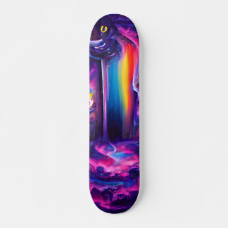 Skateboard Patineta Puerta Tricolor Galáctica