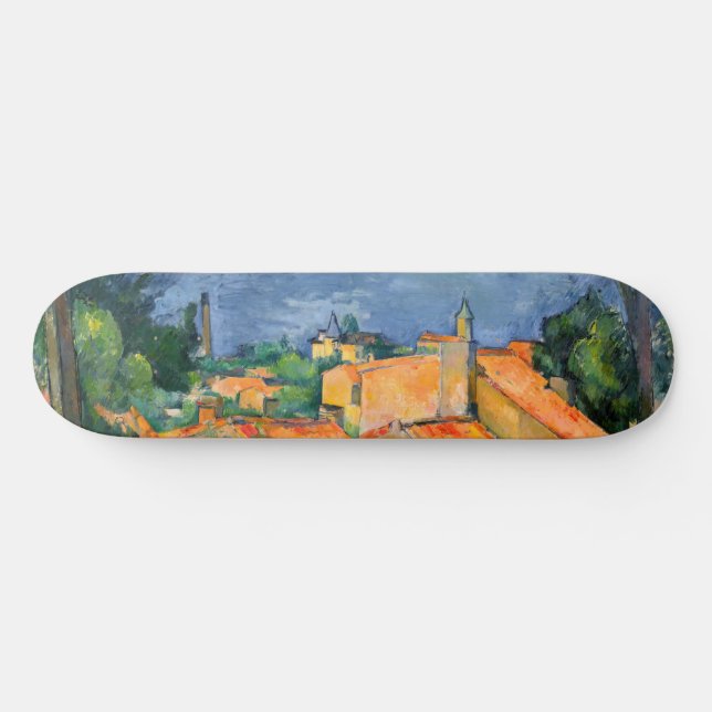 Skateboard Paul Cezanne - Estaque aux toits rouges (Horz)