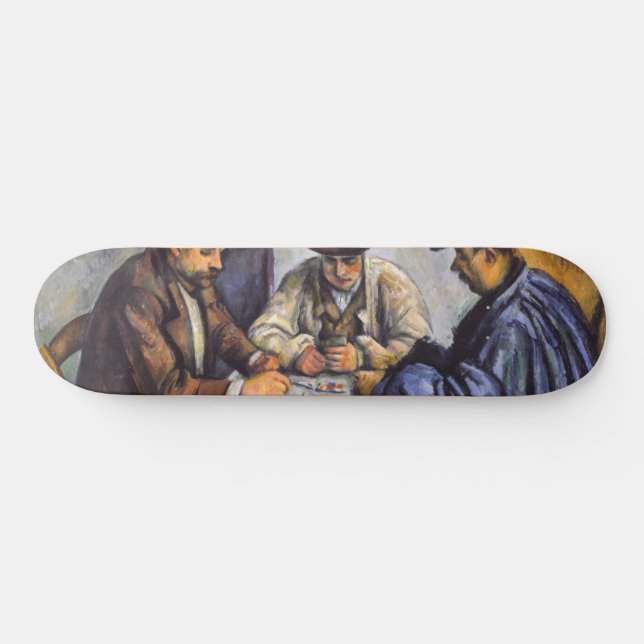 Skateboard Paul Cezanne - Les Joueurs De Cartes (Horz)