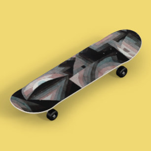 Skateboard Paul Klee Cool Art Vintage Abstrait
