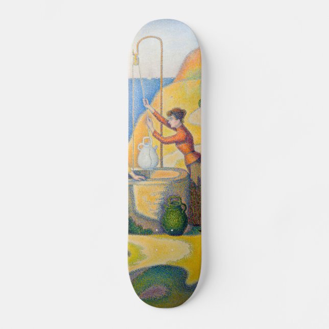 Skateboard Paul Signac - Femmes dans le puits (Recto)