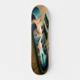 Skateboard Paysage naturel serène