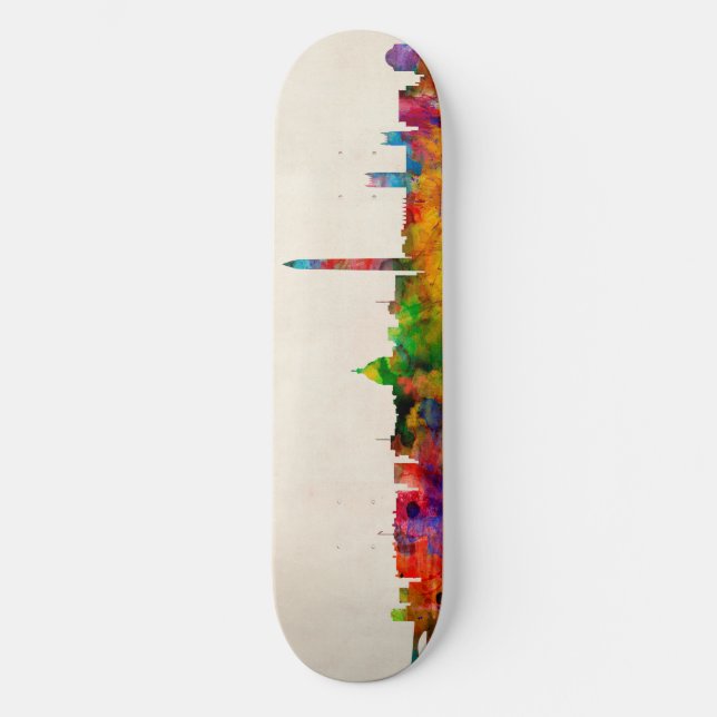 Skateboard Paysage urbain d'horizon de Washington DC (Recto)