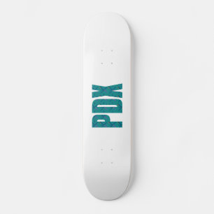 Skateboard PDX Portland - Texte du tapis de l'aéroport