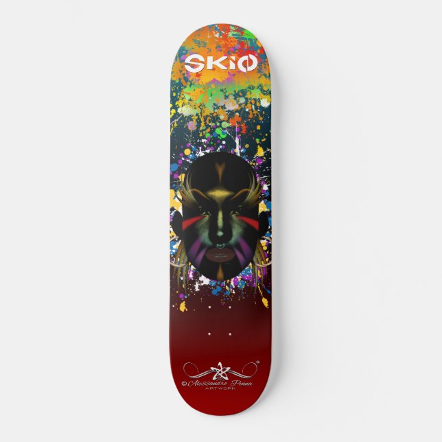 Skateboard Peau (Recto)