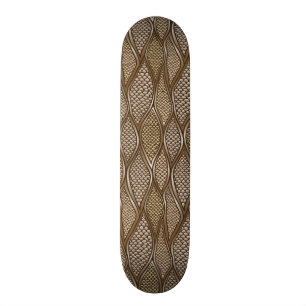 Skateboard Peau de serpent stylisée