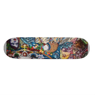 Skateboard Peignez votre planche à roulettes de foi