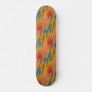 Skateboard Peinture colorée