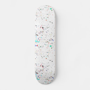 Skateboard Peinture d'art Abstrait Spotty