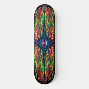 Skateboard Peinture de l'œil tordue et trippy