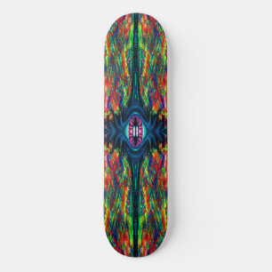 Skateboard Peinture de l'œil tordue et trippy