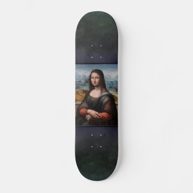 Skateboard Peinture de Mona Lisa (Recto)