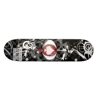 Skateboard Pelle et crânes