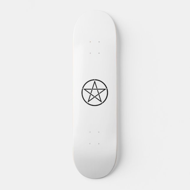 Skateboard Pentacle Wiccan (Pentagramme) (Recto)