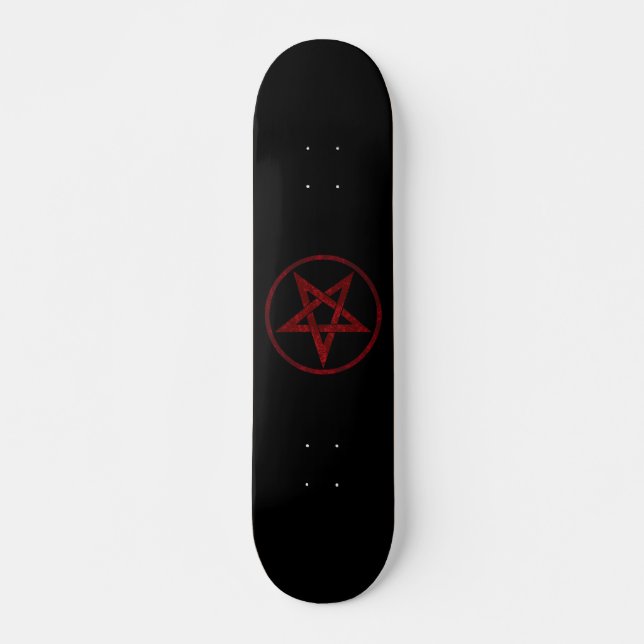 Skateboard Pentagram Red Devil (Devant)