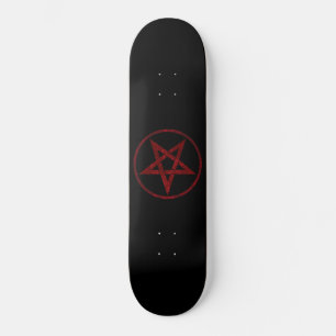 Skateboard Pentagram Red Devil