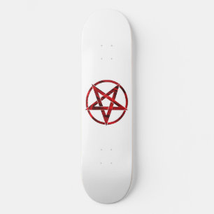 Skateboard Pentagram Red Devil