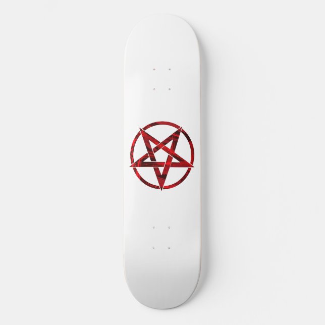 Skateboard Pentagram Red Devil (Recto)