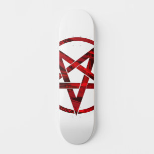 Skateboard Pentagram Red Devil