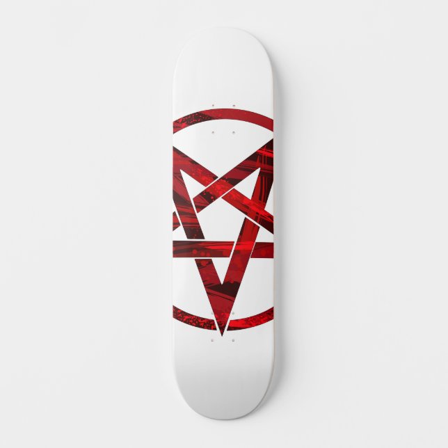 Skateboard Pentagram Red Devil (Recto)