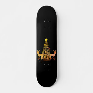 SKATEBOARD PÈRE NOËL PETITS AIDES ARBRE DE NOËL