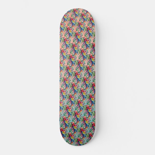 Skateboard Perroquet (Recto)