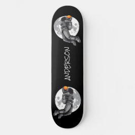 Skateboard Personalisiert Astronaut Slam Dunk