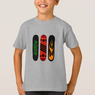 Skateboard Personalisiert T-Shirt