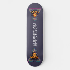 skateboard Personalized Angry Gorilla Head Sacred 
