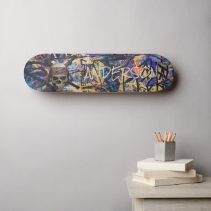 Skateboard Personalized Pirate Ship Skull & Cross Swords