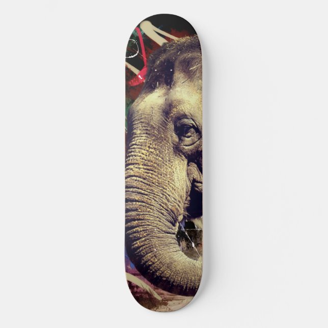 Skateboard Personalized URBAN Elephant (Vorderseite)