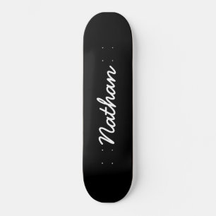 Skateboard Personnalisable en noir