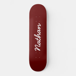 Skateboard Personnalisable rouge