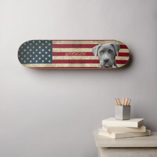 Skateboard Personnalisé adorable chien de famille