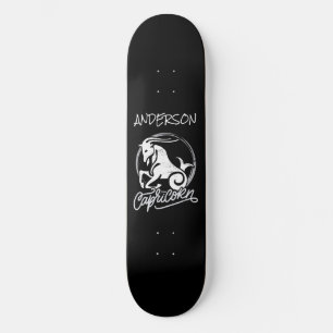 skateboard Personnalisé Capricorn Zodiac